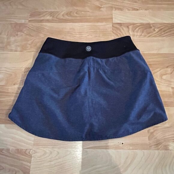 Women's Tyler's Grey & Black Athletic Skirt Skort - Picture 6 of 7